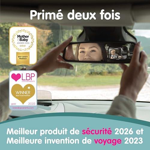 Onco Miroir Voiture Bébé Retroviseur - 100% Incassable...