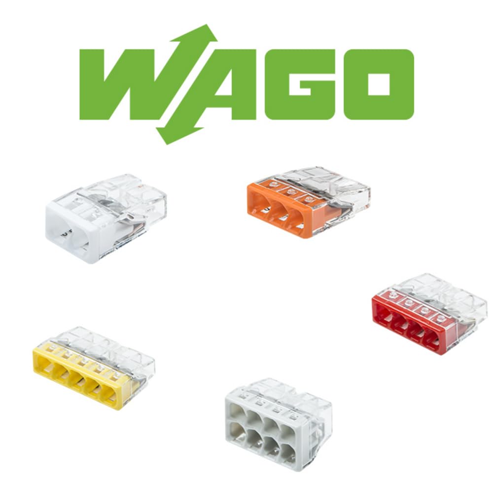 WAGO - Miscela de 150 morsetti per connessione 2, 3, 4, 5 e 8 ingressi S2273