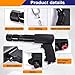 Air Hammer with 29-Piece Tool Plus Set Multifunctional Pneumatic Hammer Kit with Quick Change Retainer, Carrying Case, Anti Vibration Piece Chisel Set, 2100 BPM
