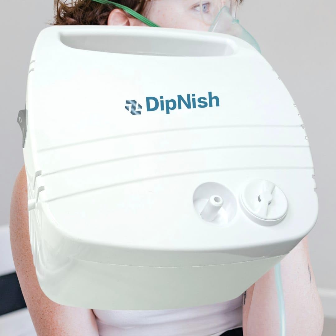 DipNish Ultra Compact & Low Noise Compressor Nebulizer for Adults & Kids | Nebulizer Machine with 1 Adults Mask & 1 Kids Mask (Nebulizer_Z (2.0). 1