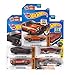 Hot Wheels Muscle Car Madness 5 Pack Random Diecast Bundle Set with Various Corvettes, Mustangs, Camaros, Chargers, GTO