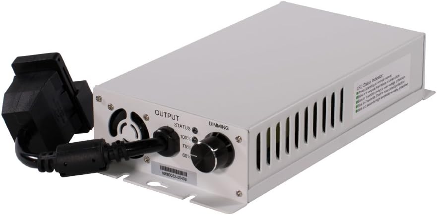 eFinity Mini 1000W 120V/240V Digital Dimmable Electronic Ballast 600W/750W/1000W, Compatible with MH HPS Double/Single End Grow Light Bulb