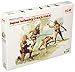 ICM 1/35 Scale Japan Infantry (1942-1945) (4 Figures) - Plastic Figure Model Building Kit # 35568