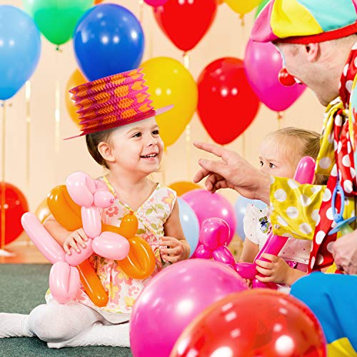 image for JOVITEC 8 Pcs 11.6 Inch Mad Hatter Tea Party Hats Decorations Cardboar