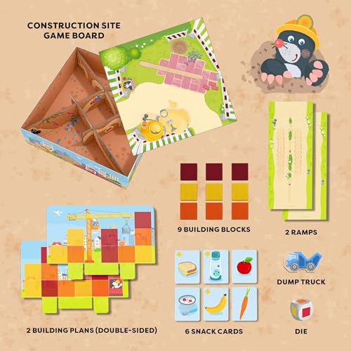 Image of HABA My Very First Games - Block by Block Toddler Construction Building Game for Ages 2+