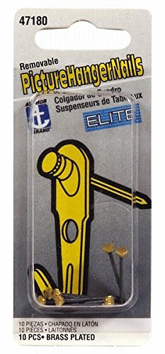 HillmanFasteners 122276 10-Pack Reusable Picture Hanger Replacement Nail - Quantity 10