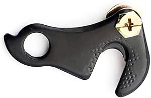 Bicycle Rear Gear Derailleur Hanger Plate, Converter Adapter with Nut and Bolt for Bikes without a Built-in Mech Hanger