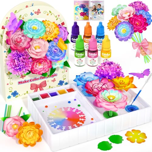 DIY Flower Craft Kits Magic Dyeing Florist Bouquet Maker Art Supplies Arts - image 1