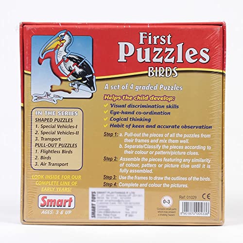 Image of Smart - 1029 First Puzzles for Kid - Birds