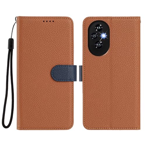 Étui Honor 200 Pro rabat magnétique amovible et coque portefeuille antichoc