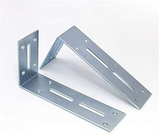 Shelf Brackets Solid Floating Shelf Brackets Heavy Duty Metal 2 Pieces Shelf Brackets Decorative Metal Right Angle Brackets Wall Hanging Floating Shelf Brackets