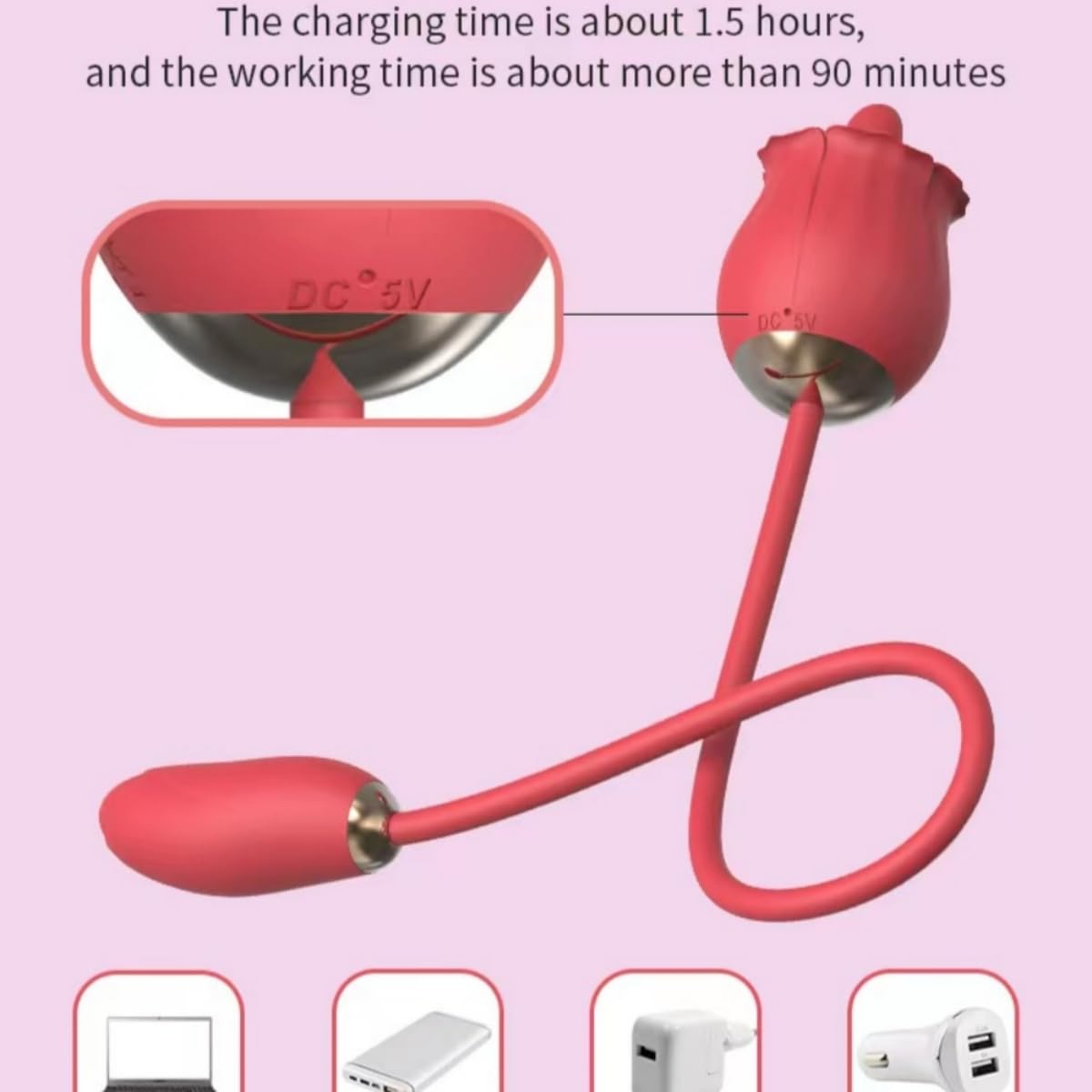 Giocattoli erotici: dildo vibrante, appositamente progettato con funzione di spinta “a lingua”; vibratore per il punto G, per il piacere maschile