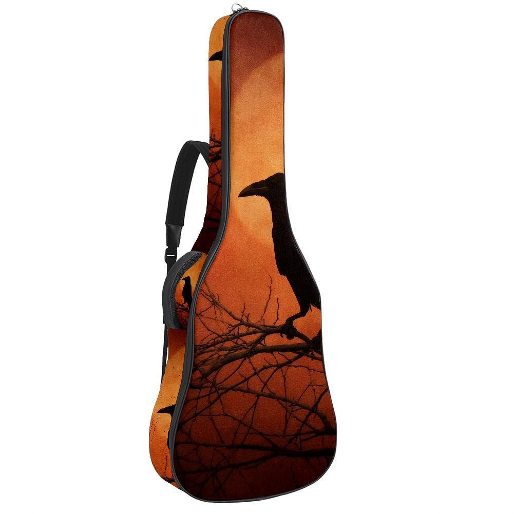 Housse pour guitare acoustique classique de 99, 101,6 cm, 104,1 cm, rembourrée de 10 mm d'épaisseur, housse imperméable avec poche bandoulière réglable, résistant aux chocs, Multicolore 16