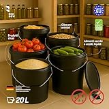 Zoom IMG-2 benbow secchio con coperchio 20l