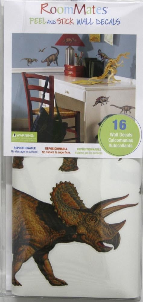 RoomMates RMK1043SCS Dinosaurs Peel and Stick Wall Decals
