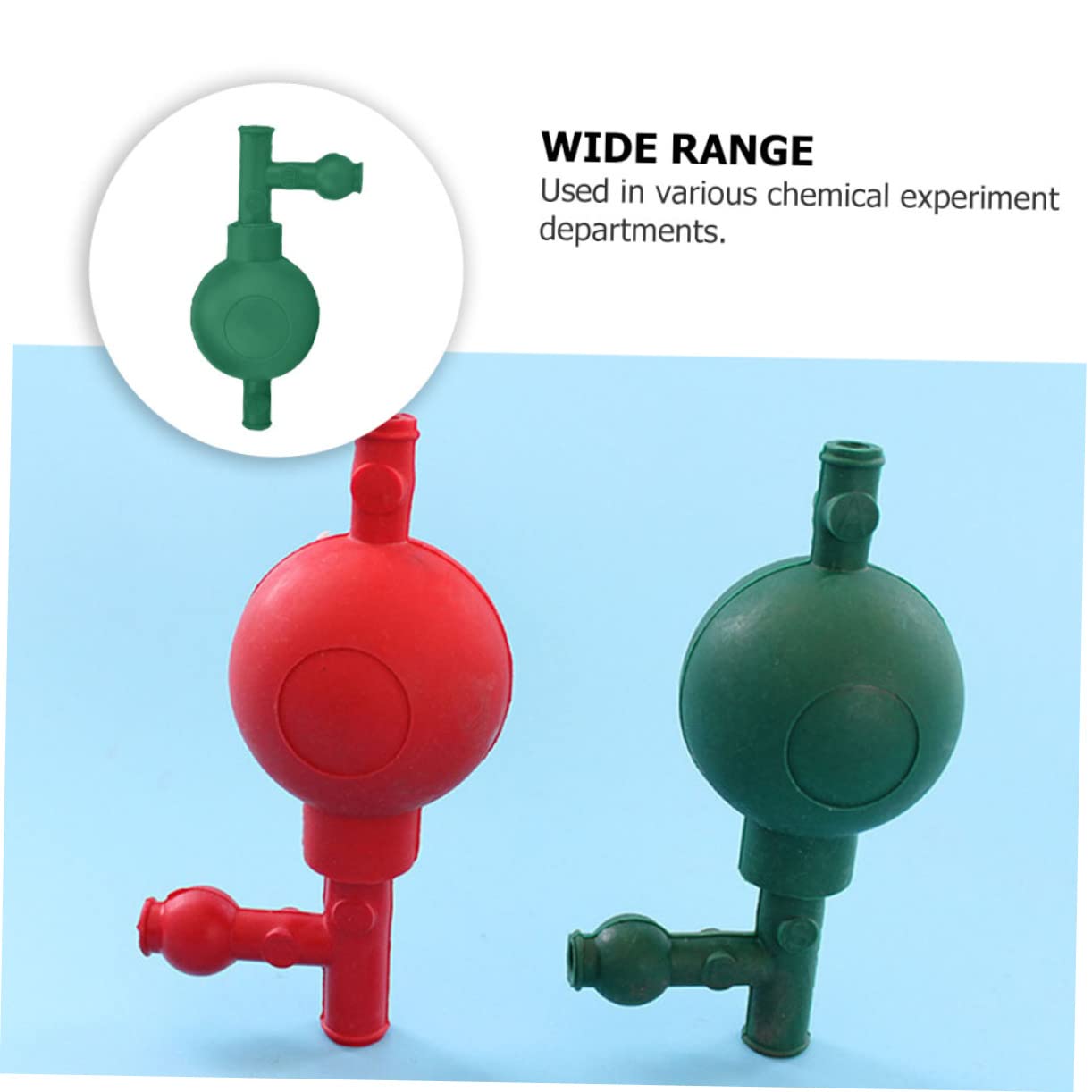 BELLIFFY 2pcs 3 3 Valves Pipette Filler Lab Suction Bulb Pipette Filler Suction Valve Ideal for Mining Agriculture