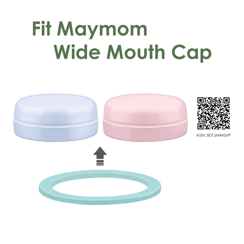 Maymom O-Ring di Tenuta per Biberon, Set da 6 Pezzi