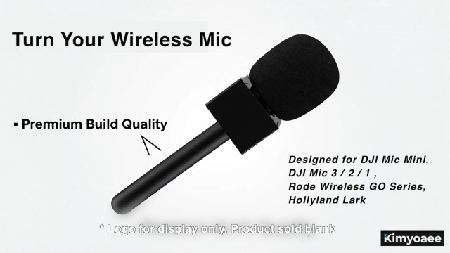 Amazon.com: Wireless Microphone Handheld Adapter with Mic Flag