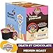 Crazy Cups Decaf Flavored Hot or Iced Coffee, for the Keurig K Cups 2.0 Brewers, Death By Chocolate, 22 Count