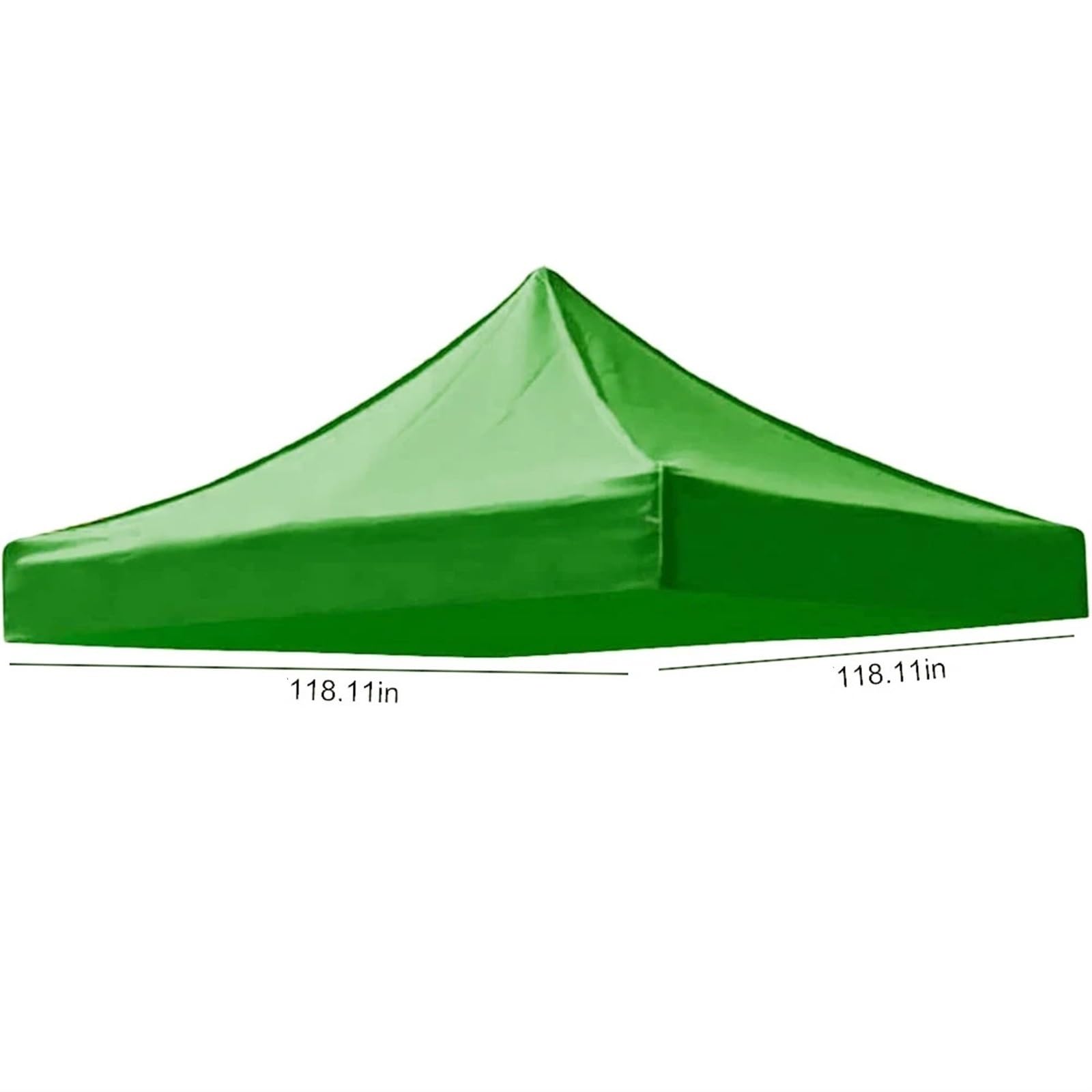 Lot de 3 housses de tente de rechange imperméables et pliables à 4 coins pour terrasse et tonnelle, abri d'extérieur, idéal pour protéger du soleil et de la pluie