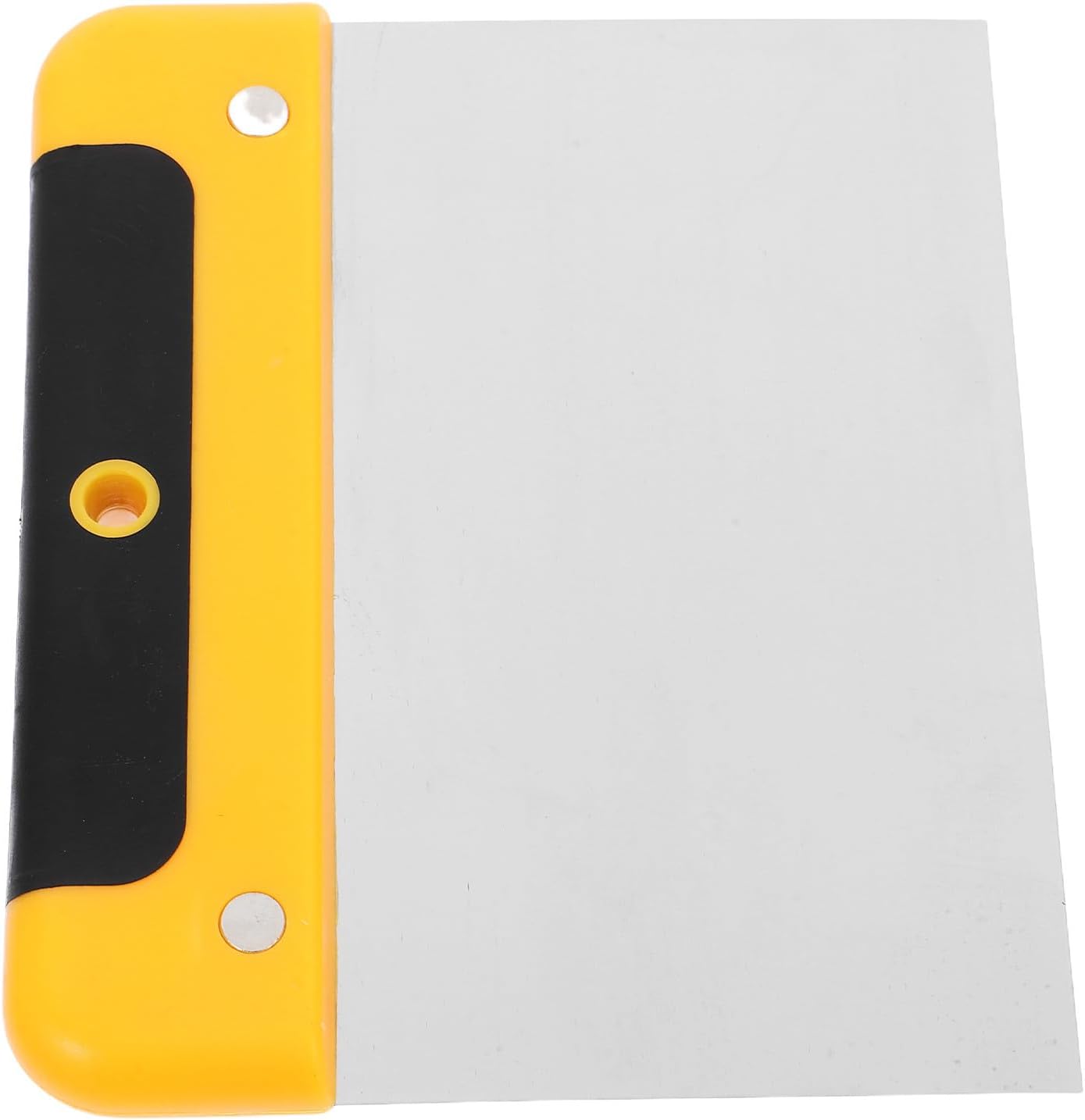 Stainless Steel Paint Scraper with Efficient Smoothing and Scraping Features, Silver Pp Handle Kitchen Scraper Tool for Wall Covering and Stain Removal