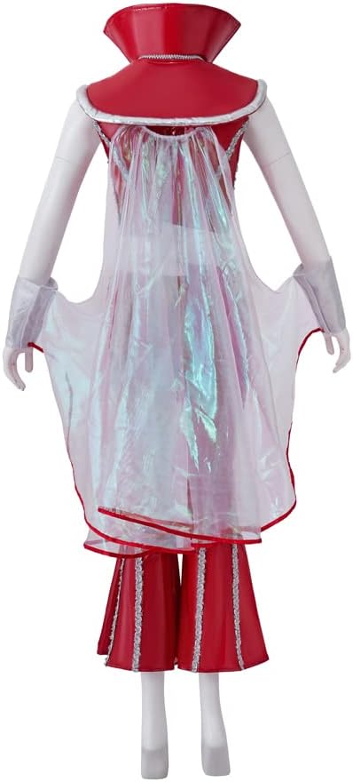 LoliMiss Womens Mamma Mia Cosplay Jumpsuit 1970s Dancing Disco Costume