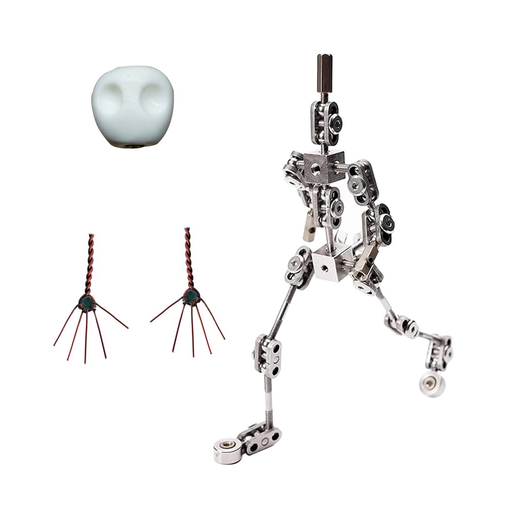 Zestawy do animacji poklatkowej DIY, szkielety metalowych kukiełek do tworzenia postaci/lepienie z gliny i kreatywna zabawa,20CM