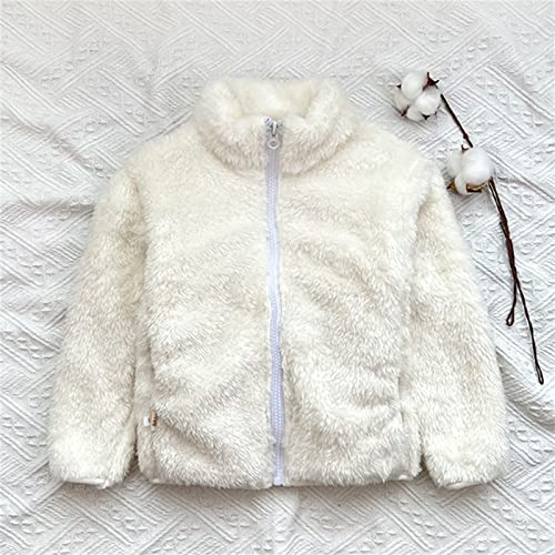 Girls Fleece Jacket Fluffy Flannel Zip Up High Collar Sherpa Sweaters Long Sleeve Soft Warm Fall Winter Wool Sweaters3