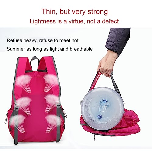 Mochila ligera impermeable para trekking y viaje miniatura 6