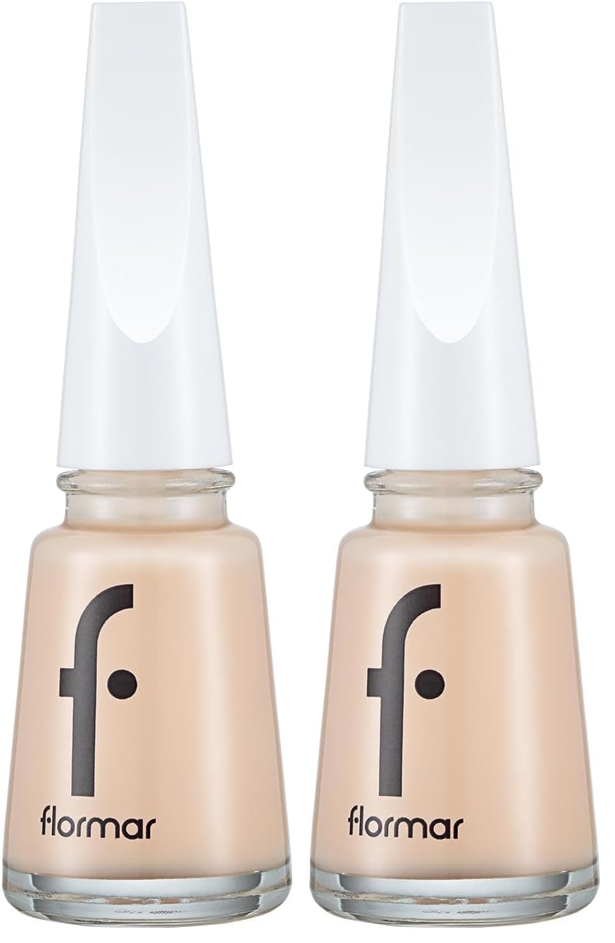 Flormar Klasik Parlak Bitişli Yüksek Pigmentli Oje Nail Enamel 246 Cream Silk New (2 paketi)