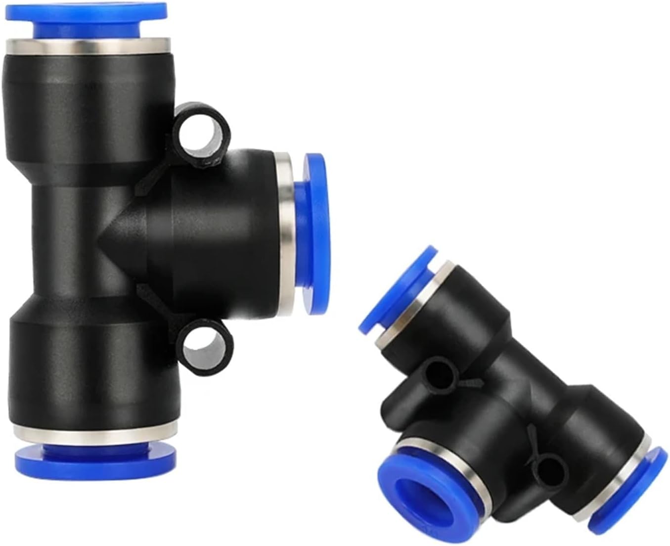 PE Connectors 4mm 6mm 8mm 10 12mm Pneumatic Fitting Connect Slip Lock 3 Way Plastic Pipe Water Hose Tube Connector 1Pcs(PE-6)