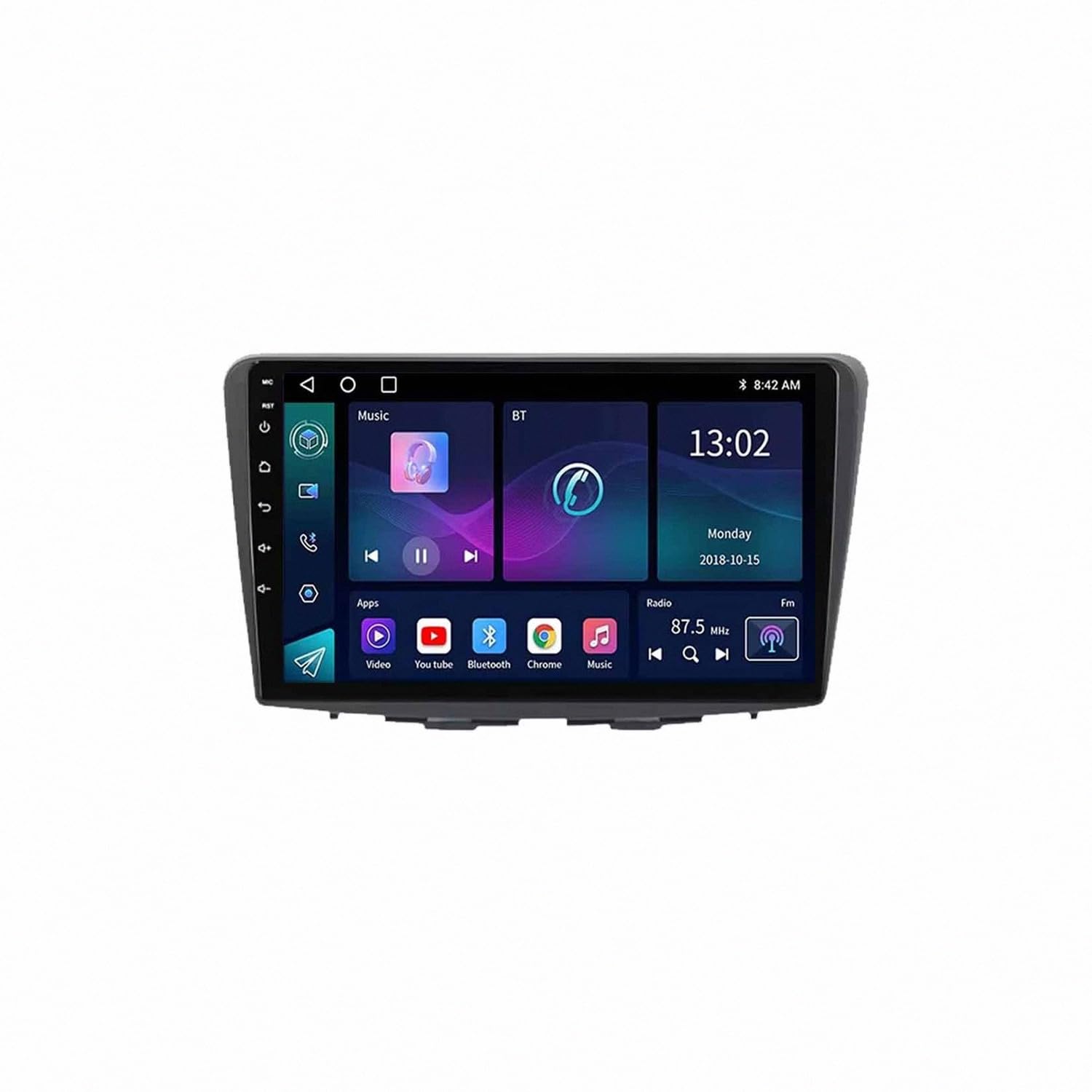 Car Stereo Carplay Radio de Coche para Suzuki Baleno 2015-2021 Soporta Bluetooth, Control Volante, USB, WiFi, 4G, Mirror-Link, GPS Navegador/Radio FM, 4 Nuclear 4G+64G