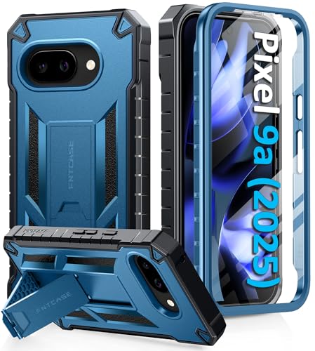 Coque antichoc Google Pixel 9A avec béquille et TPU mat robuste
