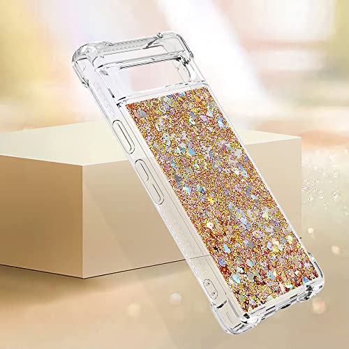 Coque Google Pixel 7A sable mouvant scintillant pour soirée et quotidien - 5