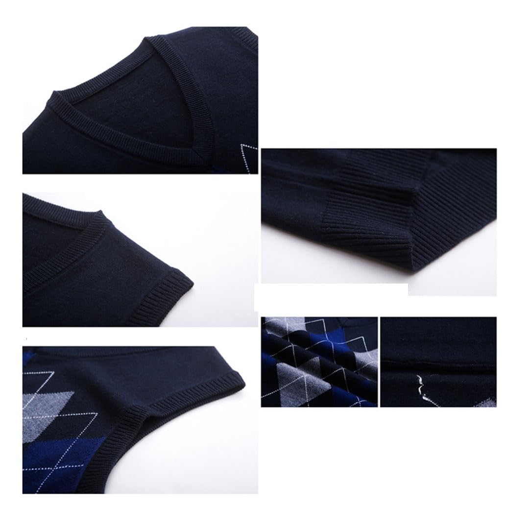 Chaleco sin mangas con cuello en V para hombre
