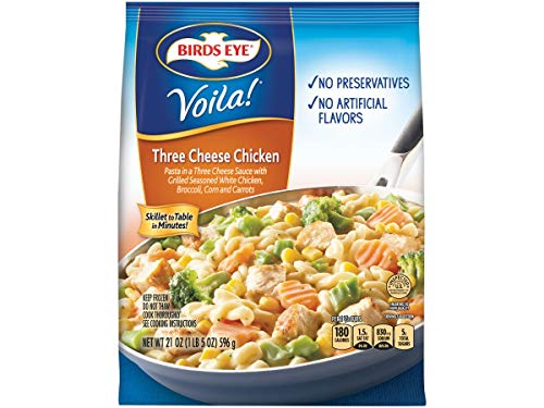 birds eye pasta - Birds Eye Voila Three Cheese Chicken, 21 Ounce -- 6 per case.