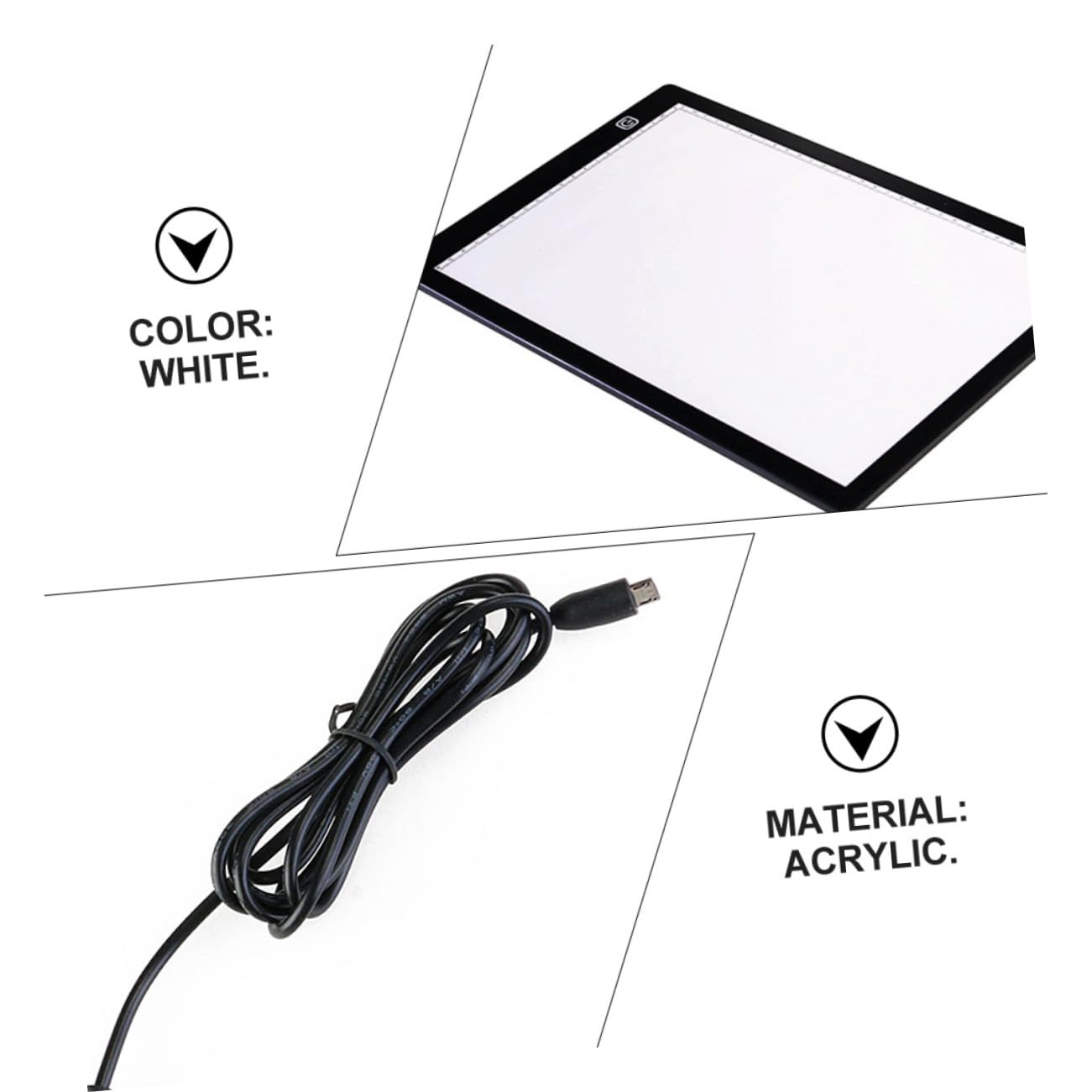 Planche Lumineuse de Copie A4, Acrylique, 5 V, 3, 5 W, Ultra Fine