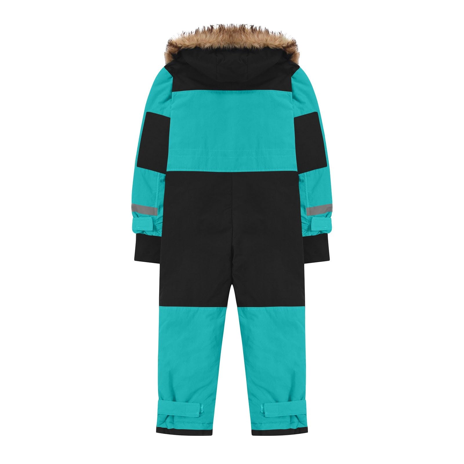 Generisch 2025 Traje de nieve para niños y niños, traje de esquí térmico, mono de invierno, cálido, a prueba de viento, traje de invierno con barro extraíble, traje de softshell para exteriores