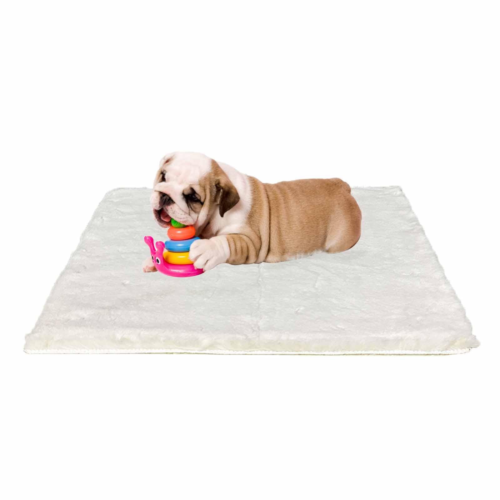 Ostlttyn Dog Bed Washable 76x54 cm Dog Crate Mattress for Small Dogs Waterproof Ultra Soft Orthopedic Puppy Beds Mat with Anti-Slip Bottom