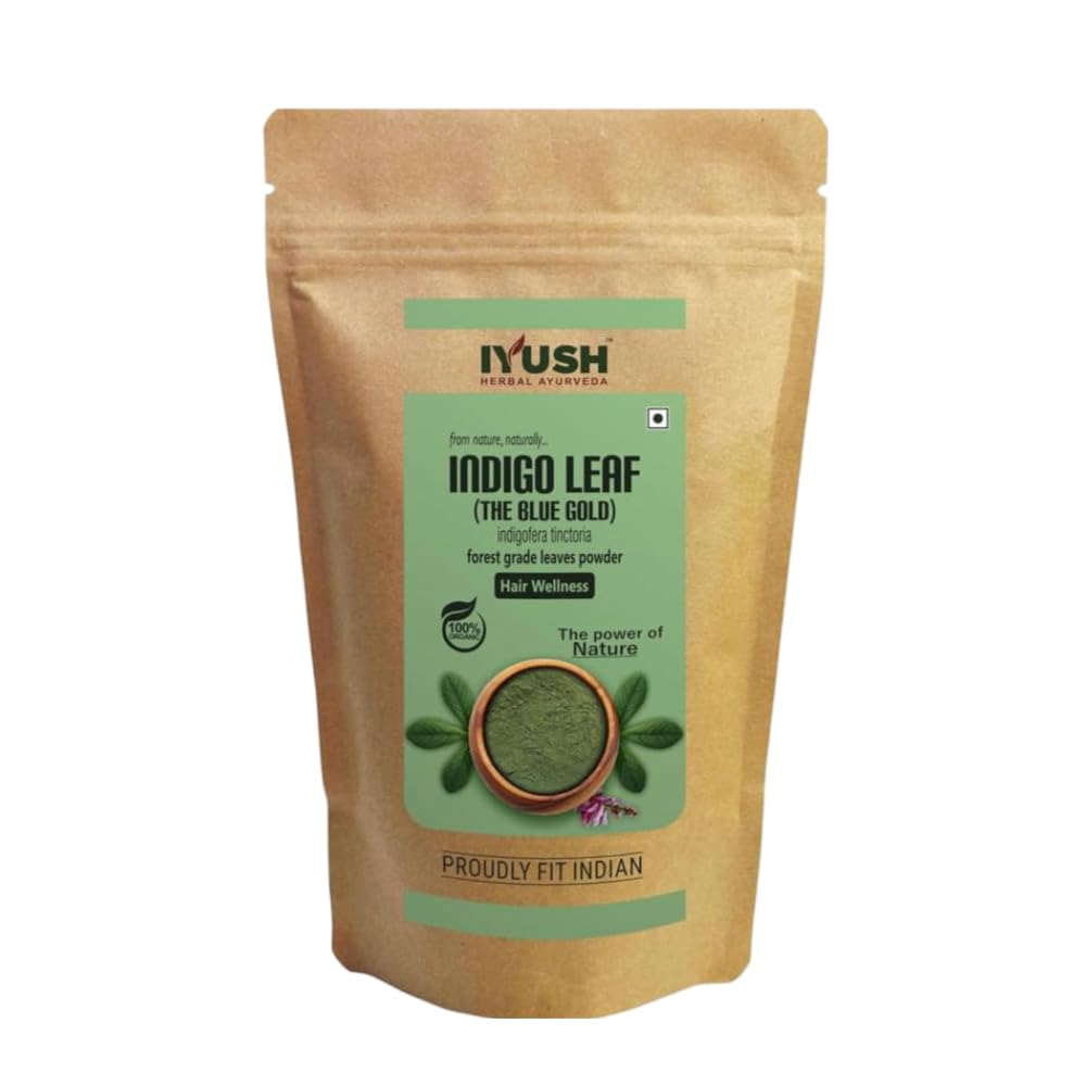 IYUSH Herbal Ayurveda Indigo Powder – 400gm | Indigo Powder Organic for Hair | Organic Indigo Powder for Hair | Natural Hair Colour without Chemical | Organic Hair Colour | Herbal Hair Colour |-image-24