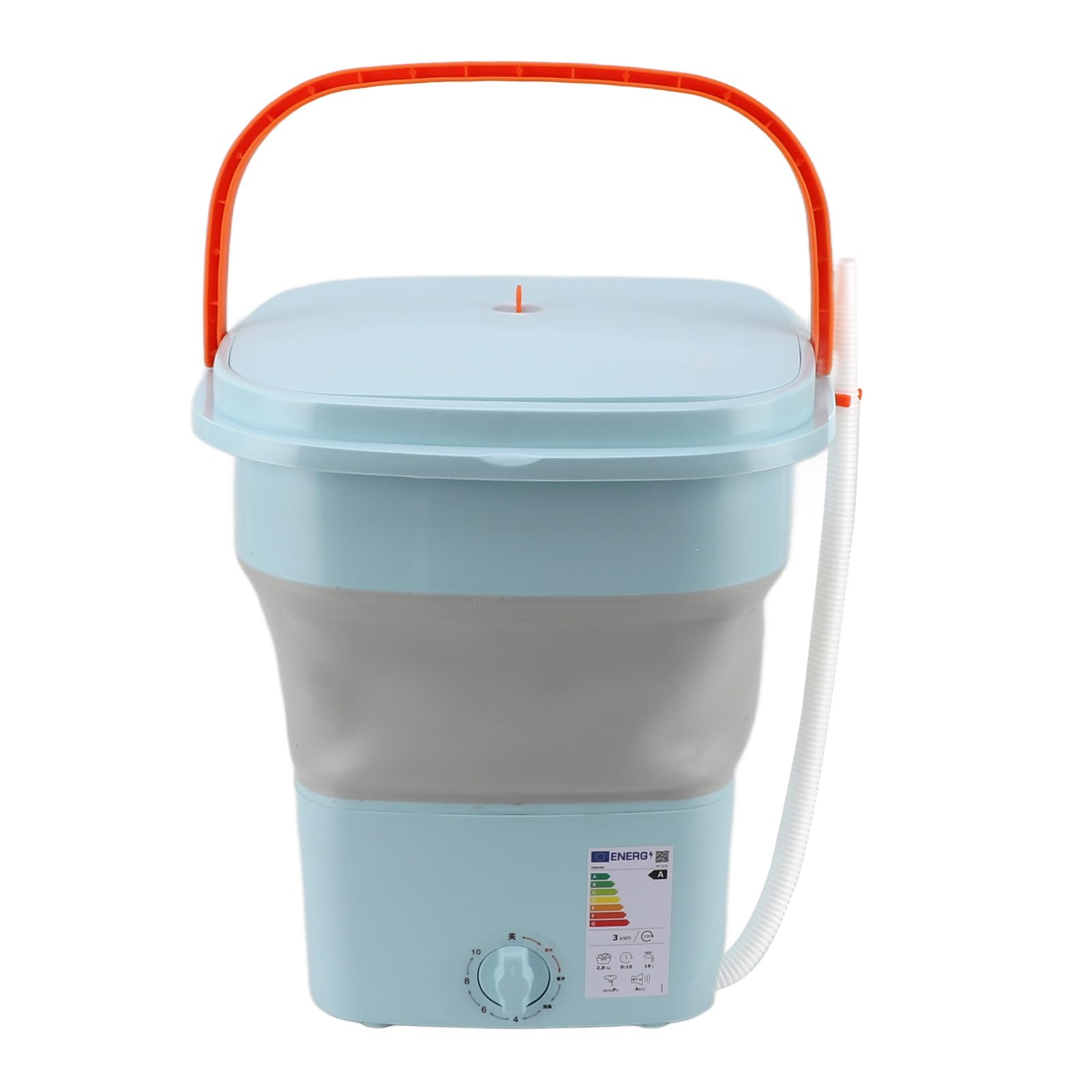 Mini Lavatrice Portatile con Funzione Centrifuga 3kg Ideale per le Roulotte Mesko Bianco/blu MS 8053 580 | Leroy Merlin