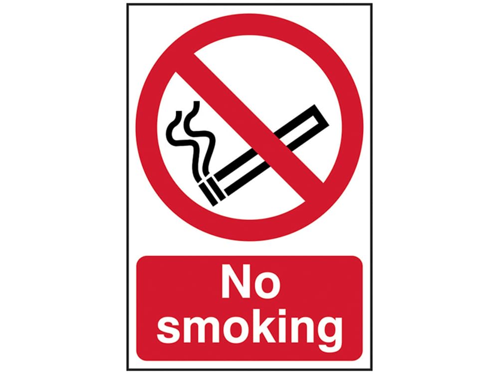 Scan - No Smoking - PVC 400 x 600mm