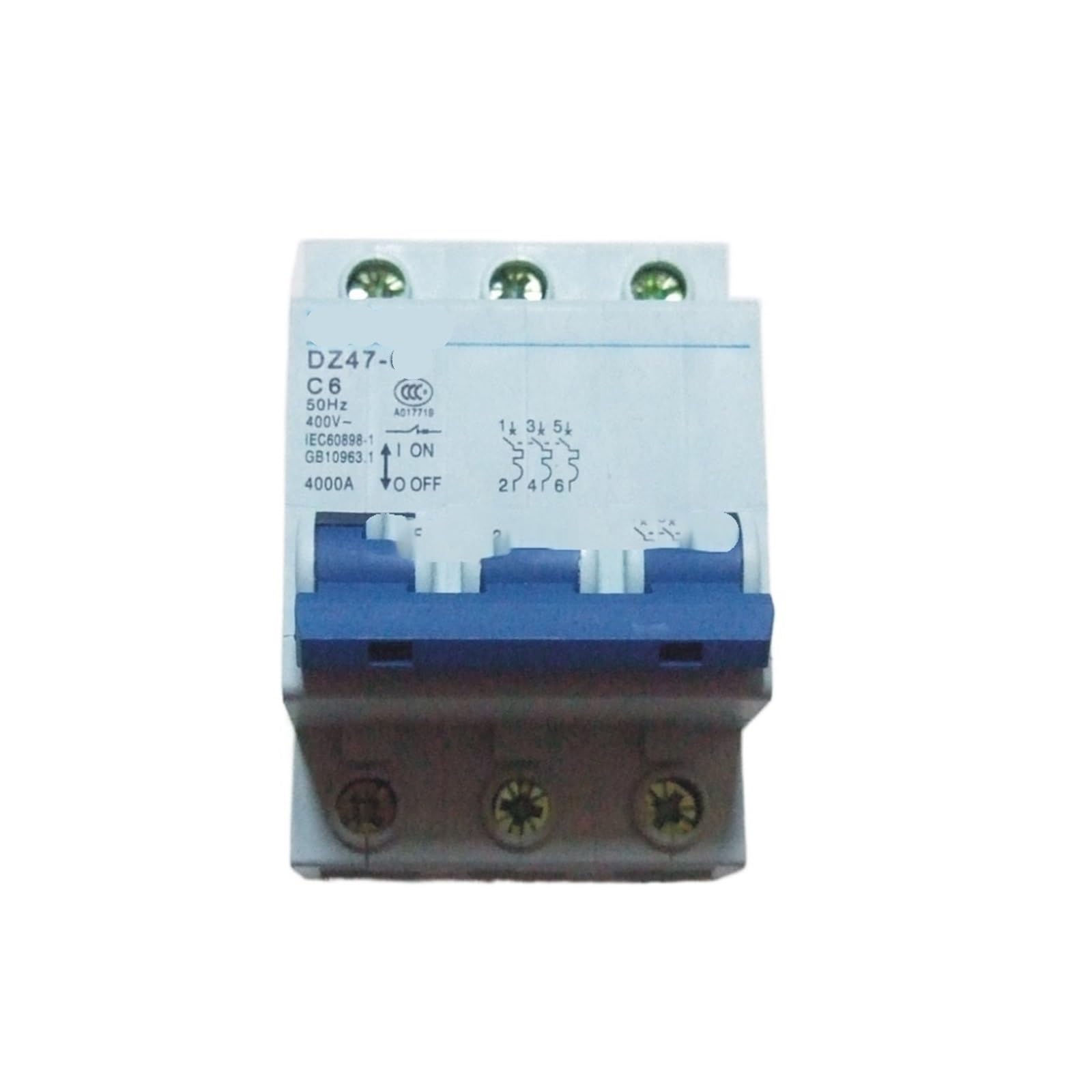 Disjoncteur 3P 6A 400V courbe C, un module de protection robuste pour armoire électrique triphasée
