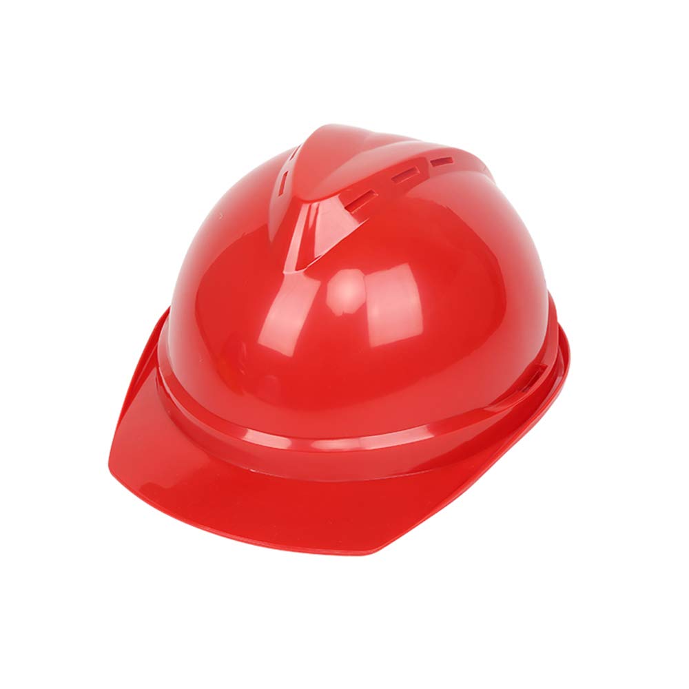 Casco de seguridad – Casco de construcción mejorado con correa de barbilla de 4 puntos y orificios de ventilación, casco de protección de trabajo de escalada en altura