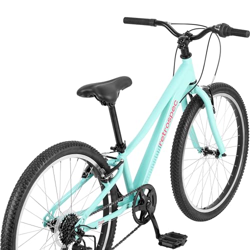 Retrospec Dart 24 Inch Hybrid Kids Bike - 7 Speed For Ages 8-11 Boys And Girls Youth Bicycle With 29 Inch All Season Tires And Shock-Absorbing Suspension thumb #7