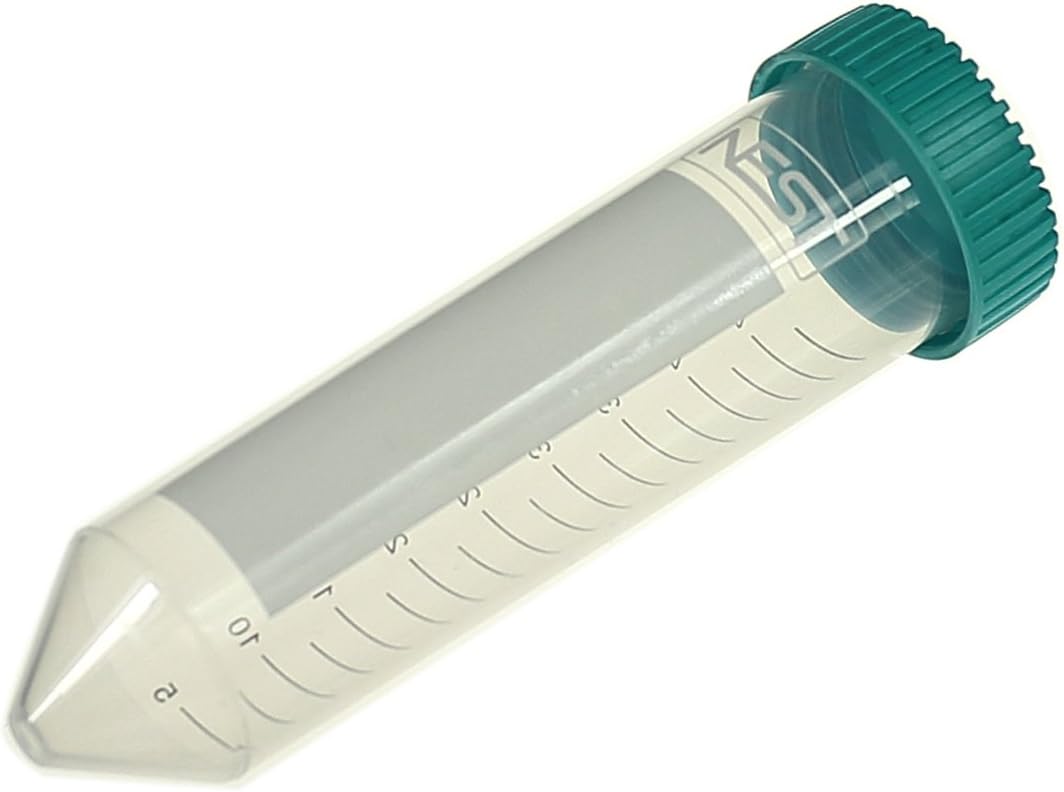 Nest Scientific 602051 Polypropylene/Polyethylene Centrifuge Tube, PS Rack, Standard, Sterile, 50 mL, 25 per Pack, 500 per Case (Pack of 500)