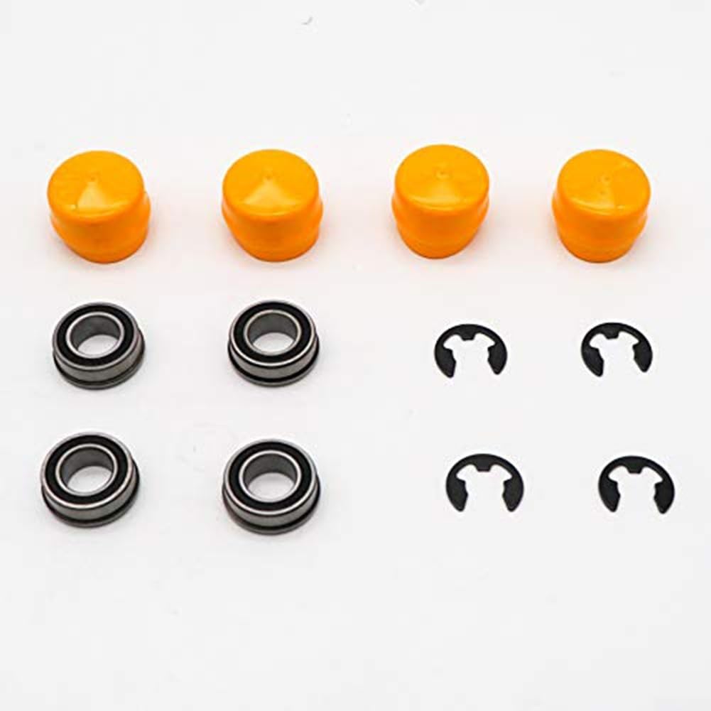 Honseadek Kit de husillo de dirección para cortacésped serie LA y S, conjunto de husillo de repuesto compatible con GY22251BLE GY22252BLE, incluye rueda delantera
