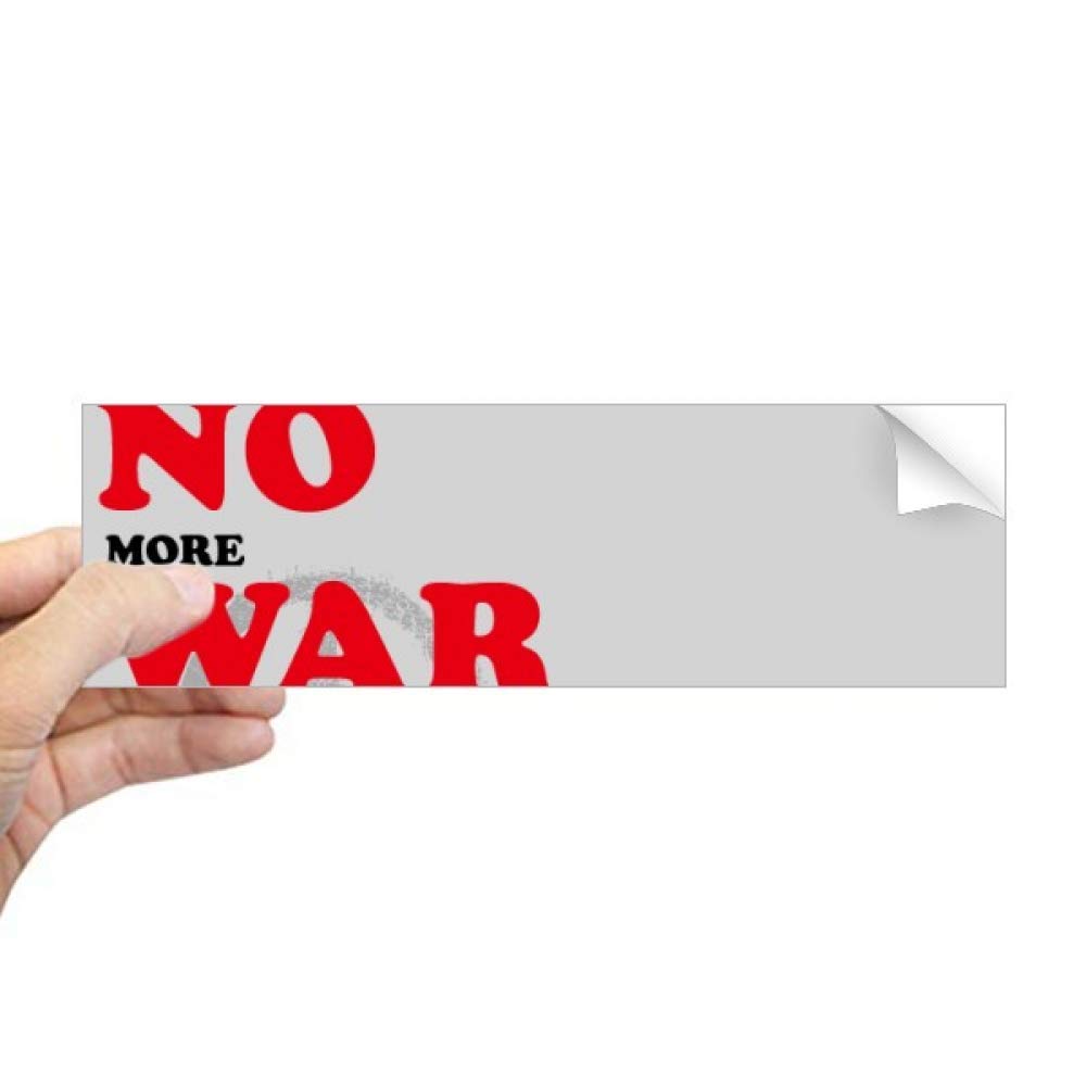 Pegatina No More War ideal para decorar portátiles y carpetas 4