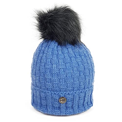 Horsenjoy Wintermütze Strickmütze Bommelmütze Elza (jeans) Cover