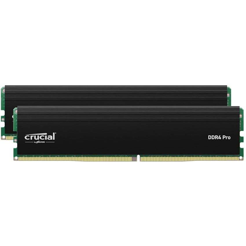 Immagine del prodotto Crucial Pro RAM 32GB Kit (2x16GB) DDR4 3200MHz (o 3000MHz) Memoria Desktop CP2K16G4DFRA32A
